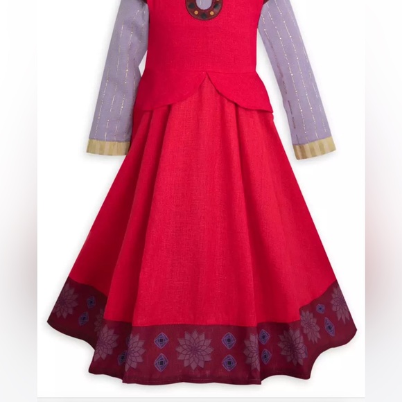 NWT Disney Parks Authentic Wish Dahlia Costume Size 3 Girls Dress up Halloween - Picture 9 of 14